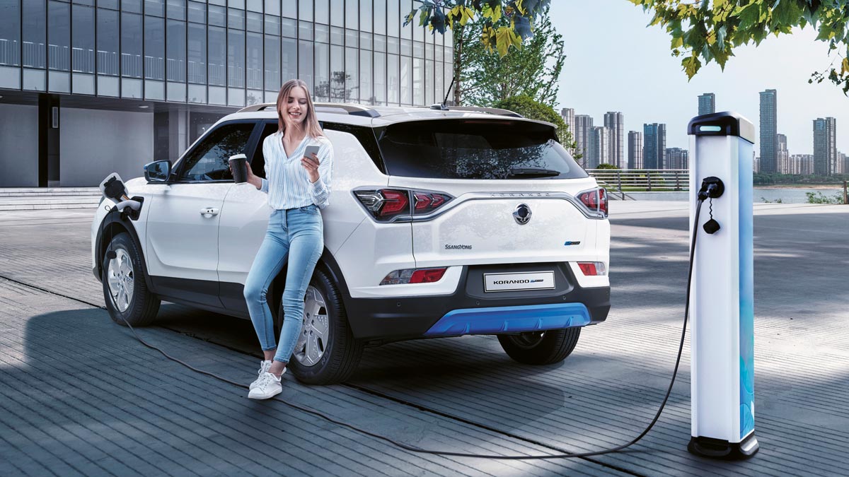 SsangYong - Ladesäulen werden zum Spaziergang