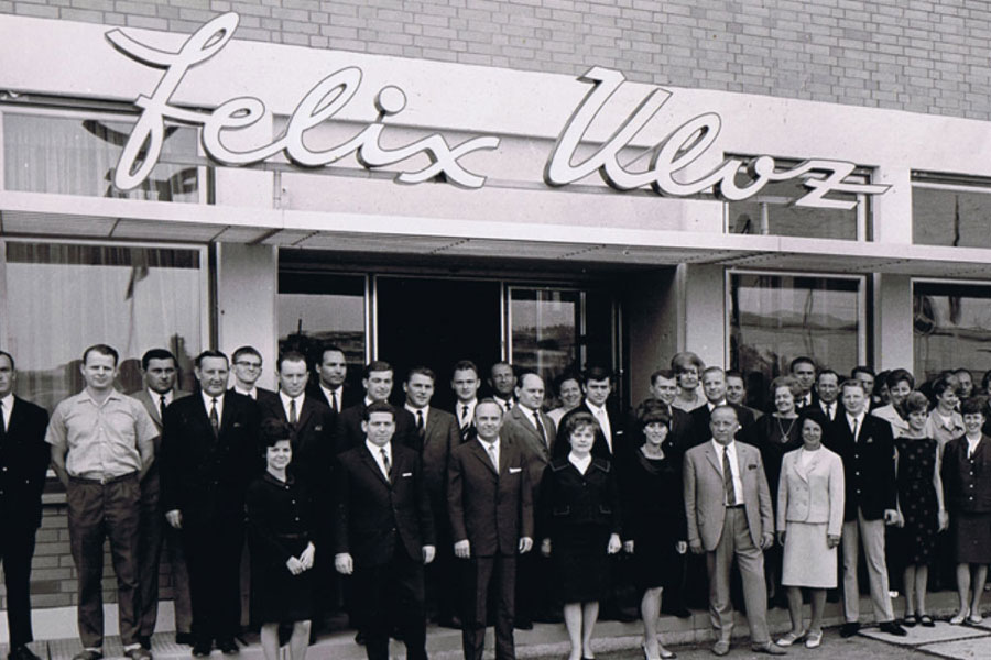 Firmengeschichte Felix Kloz - schon damals ein starkes Team