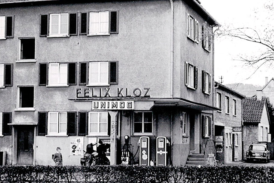 Firmengeschichte Felix Kloz - Tankstelle und Unimog spezialist