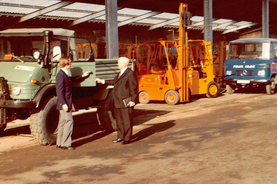 Firmengeschichte Felix Kloz - damit hat alles angefangen, Unimogs