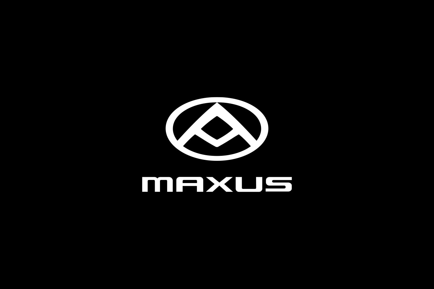 Maxus Logo weiß
